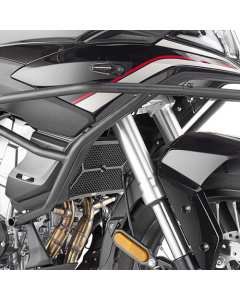 Protezione radiatore Givi PR9251 realizzata in acciaio inox verniciato nero per moto Voge modello Valico 500DS 