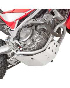 Protezione paracoppa Givi RP1191 realizzata in alluminio anodizzato satinato moto Honda CRF 300 L.