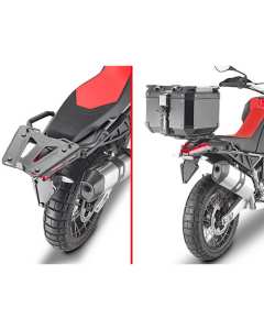 Givi SR6710 attacco bauletto per montare un bauletto monolock o monokey sulla moto Aprilia Tuareg 660.