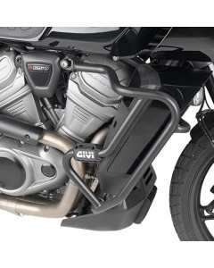 Givi TN8400 paramotore tubolare in acciaio nero per Harley Davidson Pan America 1250