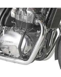 Givi TN9051 paramotore tubolare nero lucido per moto Royal Enfield Interceptor 650 dal 2019