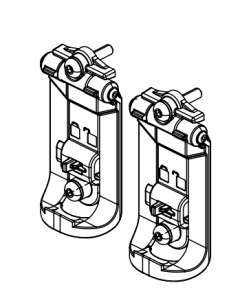 Givi Z9837R ricambio sistema a uncino per valigie laterali Alaska