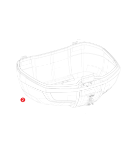 Givi ZE46FNM fondo montato per bauletto Riviera E46