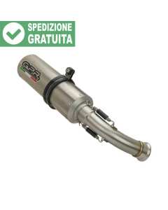 GPR E5.T.97.CAT.106.M3.TN scarico omologato e catalizzato titanium natural per Triumph Tiger Sport 660