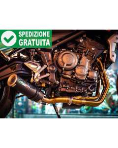 GPR E5.T.97.CAT.M3.BT scarico per Triumph Tiger Sport 660 omologato e catalizzato M3 Black Titanium