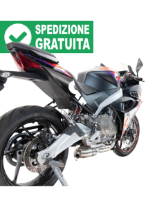 GPR A.79.CAT.GHOST scarico Ghost inox completo per Aprilia RS 457.