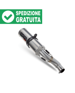 GPR MO.7.CAT.M3.INOX M3 Inox scarico semi completo per Morini SCR e STR 650.