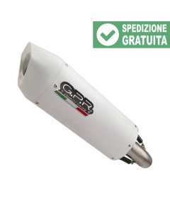 GPR MO.6.CAT.ALBE5 Albus Evo4 scarico omologato bianco per Moto Morini X-Cape 650