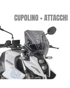 Suzuki GSX-8S cupolino Givi fumè 3122S e attacchi per il montaggio A3126A.