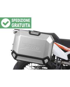 Shad K0DV814P telaietti porta valigie laterali in alluminio Terra per Husqvarna 901 e KTM 790/890 Adventure