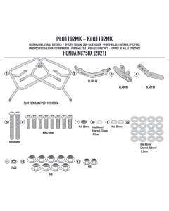 Kappa KLO1192MK telaietti telaietti valigie laterali Monokey moto Honda NC 750 X dal 2021