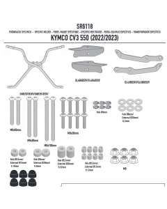 Kappa KR6118 attacco bauletto per Kymco CV3 550