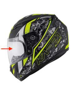 Kappa Z2527TRK visiera trasparente per il casco Baby KJ04 Boom Prox e Evo Prox.