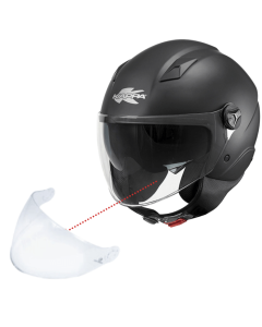 Kappa Z2721TR visiera per casco Jet KV57 e KV58.