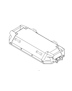 Kappa Moto ZKFR37BRCM coperchio montato valigia destra K'Force KFR37B