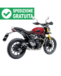 LeoVince 15268CU terminale LV-10 carbon per la moto Triumph Scrambler 400 X.