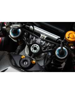 Lightech TCADU002NER piastra di sterzo Ducati Panigale V4 dal 2025.