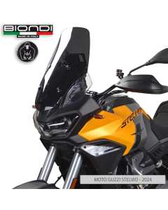 Biondi 8010497 cupolino fumè chiaro Touring per Moto Guzzi Stelvio 1000.