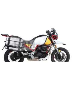 Givi coppia di valigie laterali Monokey Trekker TRK33N con telaietto PLOR8203MK per Moto Guzzi V85TT