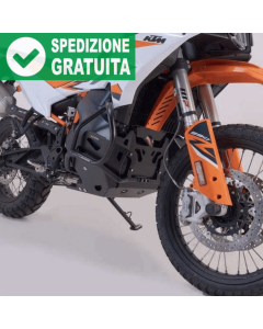 SW-Motech MSS.04.521.10001/B paracoppa in alluminio nero per moto KTM 790 e 890 Adventure R