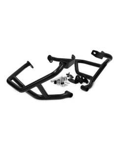 Ibex Zieger 10009041 barre paramotore tubolare nero per Moto Guzzi V85TT.