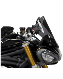 Powerbronze 430-U315B-002 cupolino alto fumè scuro per moto Triumph Speed Triple 1200 RS