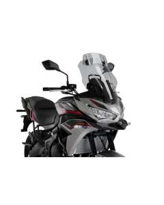 Puig 21261H cupolino Touring fumè chiaro con visore per Versys 650 dal 2022