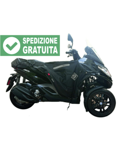 Copertina termica e impermeabile coprigambe Tucano Urbano Termoscud R207X per scooter Piaggio Mp3 HPE.