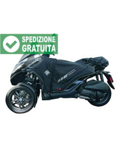 Coprigambe Termoscud Tucano Urbano serie Pro R207PRO realizzato per lo scooter Piaggio a 3 ruote Mp3 HPE dal 2018 in poi.