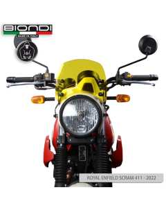 Biondi 8010443 cupolino Caffè giallo per Royal Enfield Scram 411.