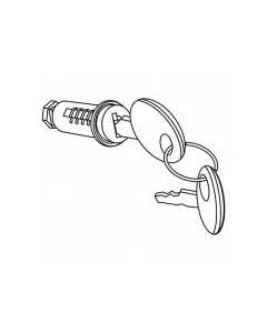 Shad 201896R chiave e cilindretto di ricambio per bauletto SH58X e SH59X