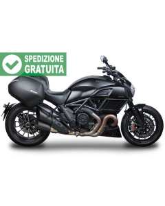 Shad D0DV14IF coppia di telaietti porta valigie laterali 3p System per moto Ducati Diavel 1200