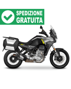 Kit valigie Shad SH38X e telaietti per Moto Guzzi Stelvio 1000.