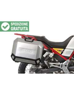 Shad M0VT894P telaietti porta valgiie laterali Terra moto Guzzi V85TT