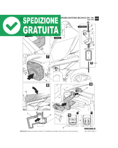 Shad S0SL12SC staffa antifurto batteria per Silence S01.