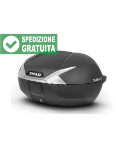 Bauletto SH47 catadiottri fumè Shad da 47 litri