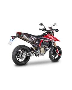 Spark terminali sottosella Konix in titanio per Ducati Hypermotard 698 Mono.