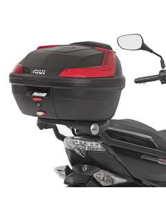 Attacco posteriore specifico per bauletto Givi SR2121 per moto YAMAHA Majesty S 125 (14 > 17), con piastra Monolock compresa.