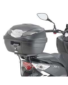 Attacco posteriore specifico per bauletto Givi SR7055 per moto SYM JET 14 125-200 (17 > 18) piastra compresa.