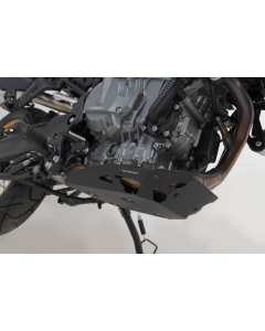 SW-Motech MSS.10.032.10000/B paracoppa in alluminio nero per CFMoto 800MT.