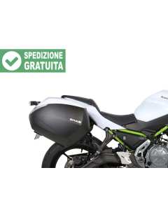 Shad K0Z667IF coppia di telaietti valigie laterali 3p System per moto Kawasaki Z650 dal 2016