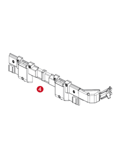 Givi Z8155SXMR sistema di aggancio CAM-SIDE SINISTRO per Valigie Trekker Outback Evo.