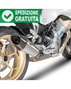 Zard ZMG006S10TCO terminale Omologato E5 per Moto Guzzi V100 Mandello.