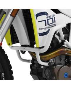 Zieger 10008366 barre paramotore bianche per Husqvarna 701 Enduro e Supermotard