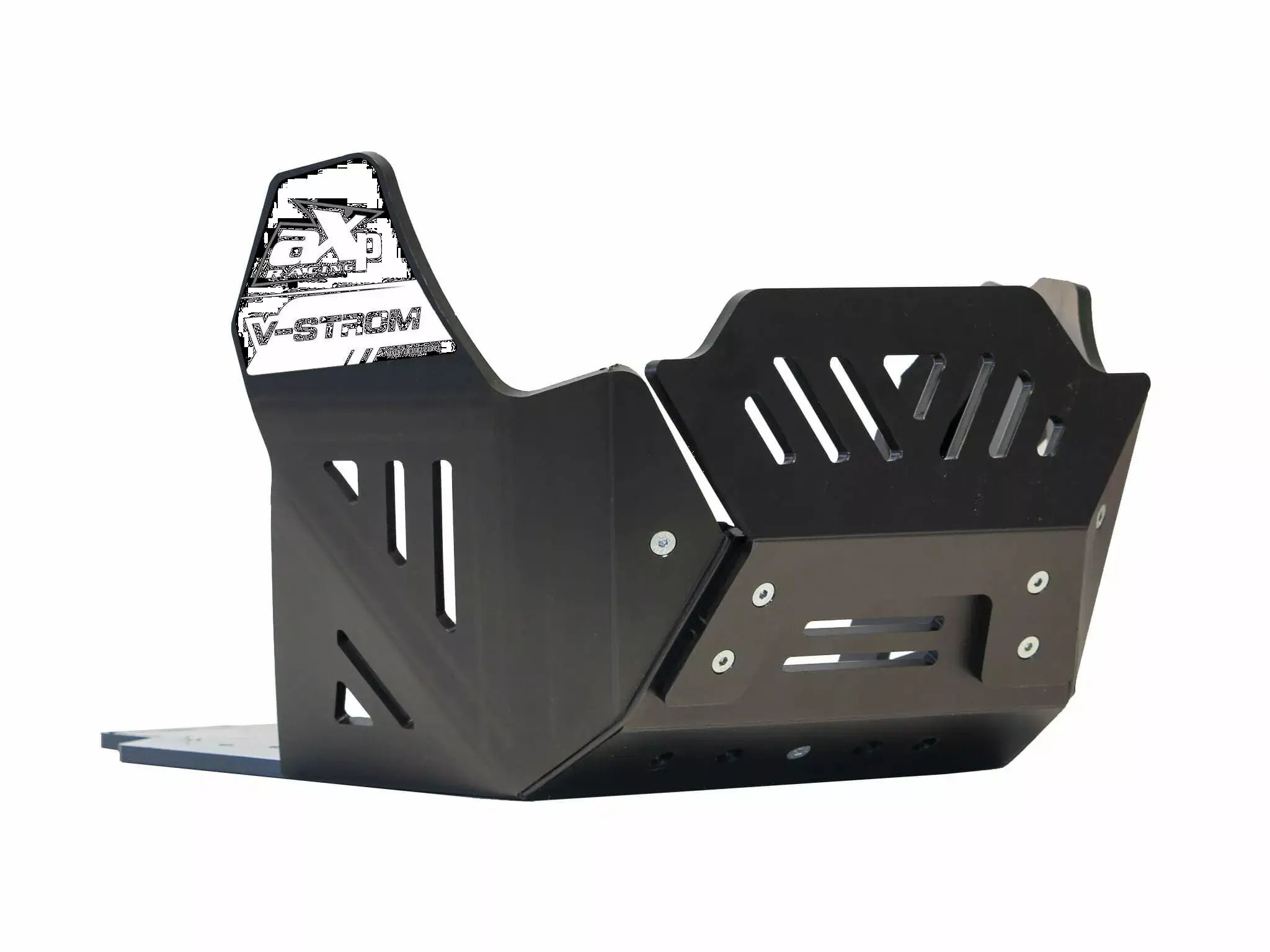 Paracoppa in plastica nero per la moto Suzuki V-Strom 800DE.