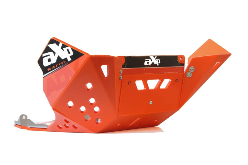 Paracoppa arancione in plastica per la, moto KTM 790 e 890 Adventure.