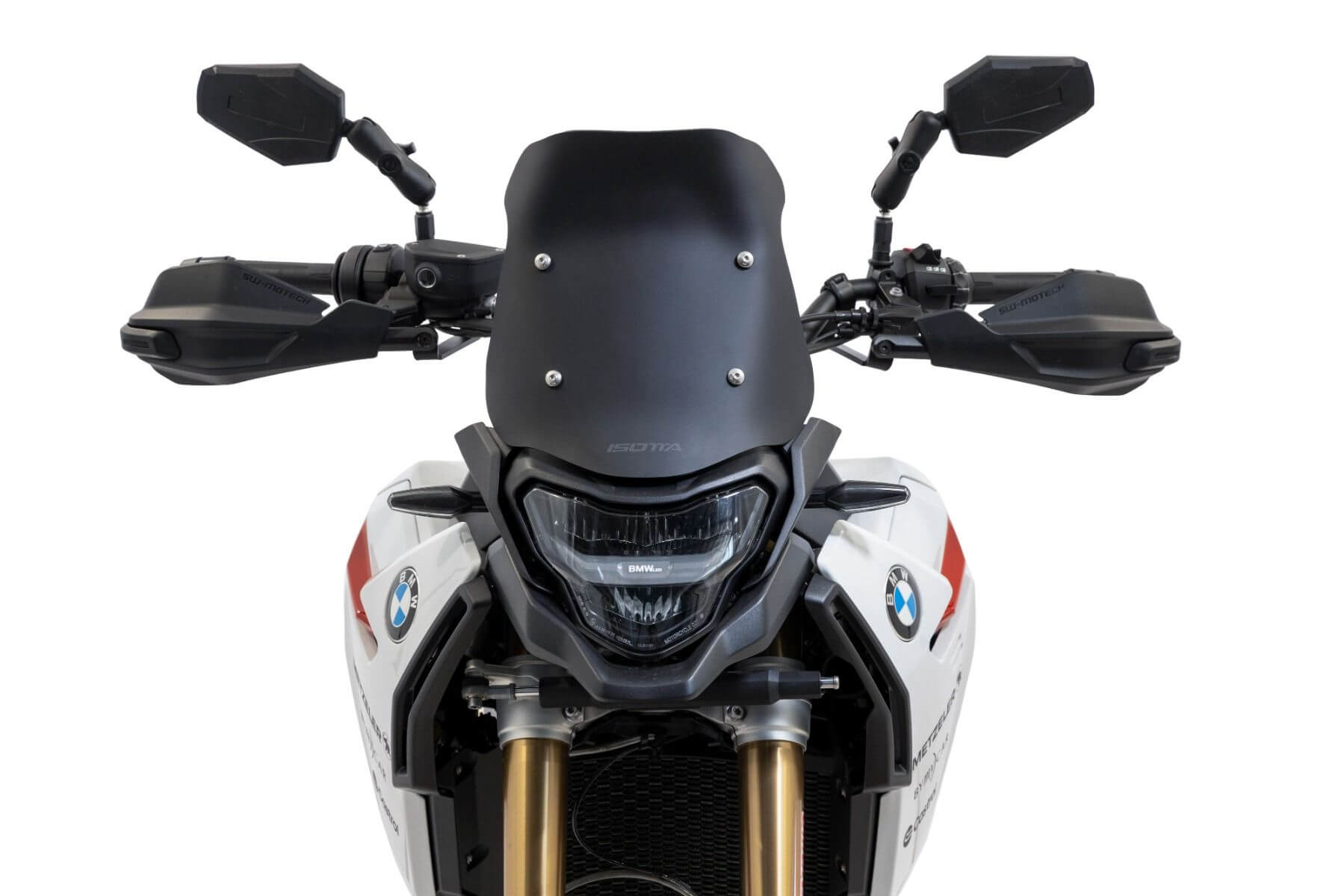 Cupolino nero Isotta SC1230 per la moto Bmw F 900 GS.