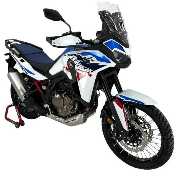 Cupolino modello Sport WRS HO071T trasparente per la moto Honda CRF 1100 L Africa Twin dal 2024.