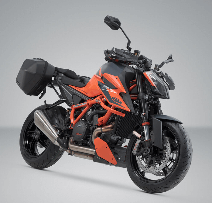 Coppia di borse laterali SW-Motech Urban ABS per la moto Ktm 1390 Super Duke R Evo.