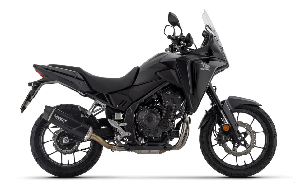 Scarico Arrow nero per la moto Honda NX500.